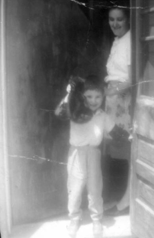 458: Josephine (Norman) Kerrivan and her son Gerald. (circa 1970) [courtesy of Lorraine Kerrivan]  - Josephine daughter of Patrick Norman &amp;amp; Anne Judge, married James Kerrivan